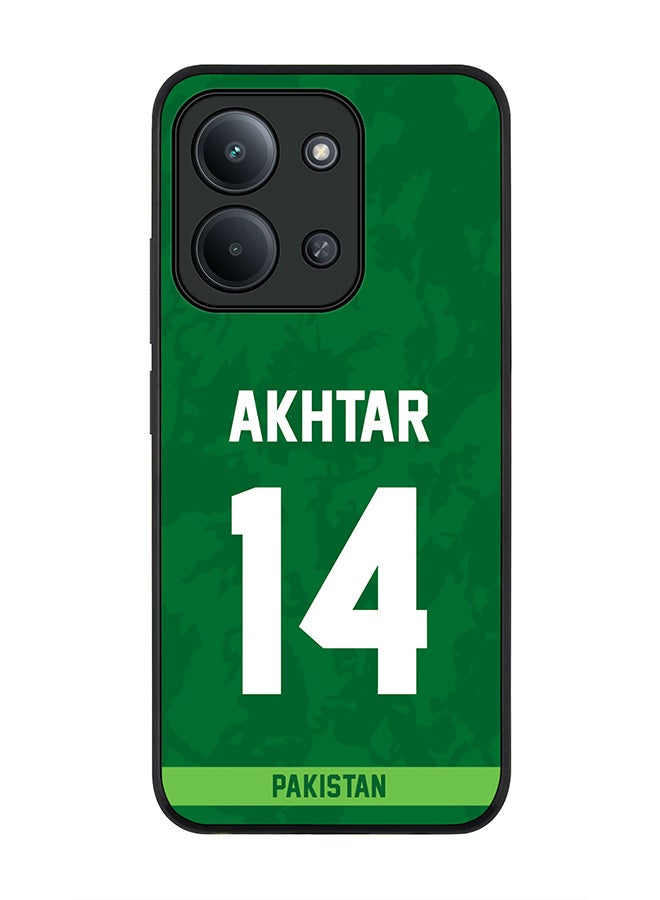 For Xiaomi Redmi 15C 4G Case,Slim fit Camera Protection, Shockproof Thin Phone cover  - Pakistan Shoaib Akhtar, Jersey No 14